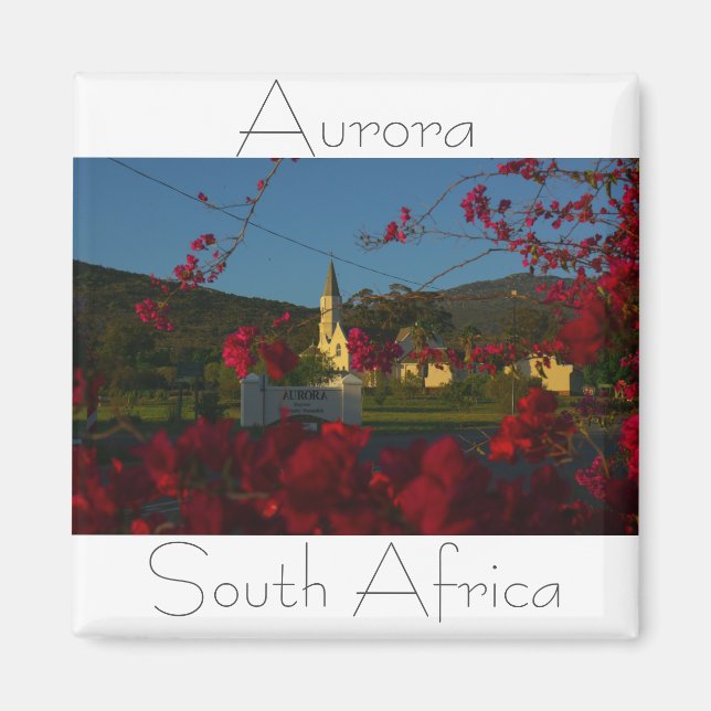 Aurora Western Cape Church South Africa SA Magnet (Front)