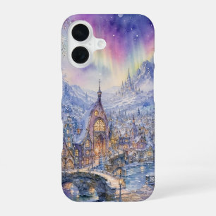 Aurora Winter Village Phone Case