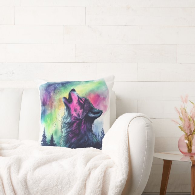Aurora Wolf Cushion (Couch)