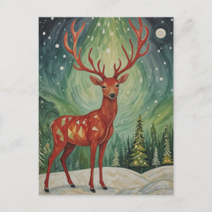 Aurora's Antlered Guide Postcard