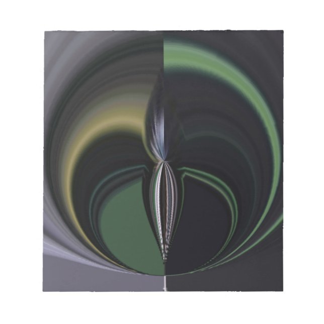 Aurora's Embrace: Cosmic Kaleidoscope Notepad (Front)