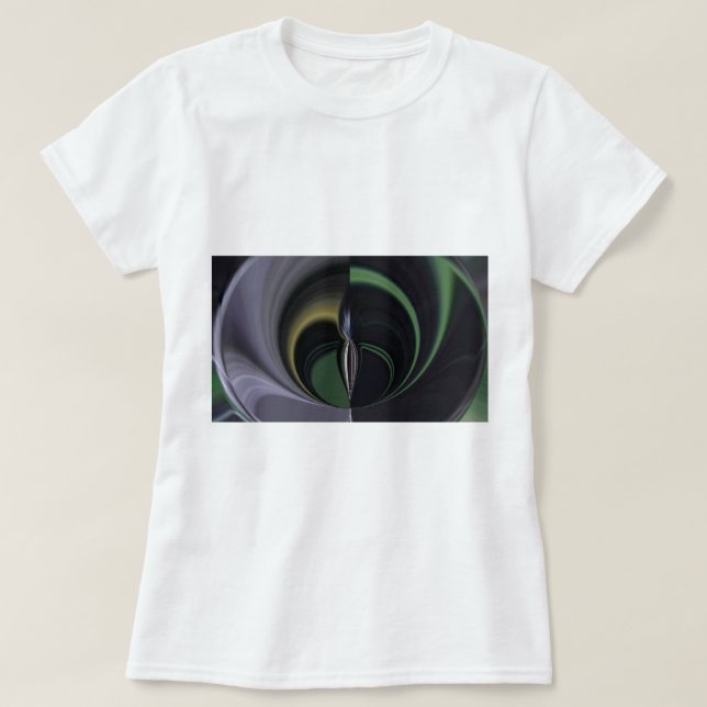 Aurora's Embrace: Cosmic Kaleidoscope T-Shirt (Design Front)