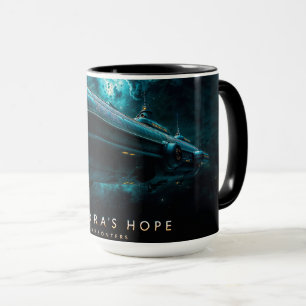 Aurora's Hope, Cosmic Journey by Xzendor7 Mug