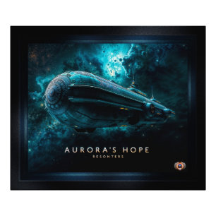 Aurora's Hope, Cosmic Journey by Xzendor7 Photo Print