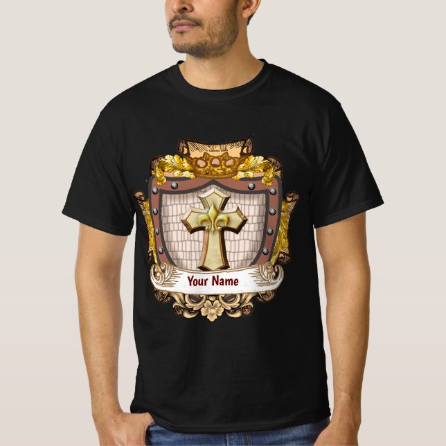Aurum Family Crest Surname T-Shirt (Front)
