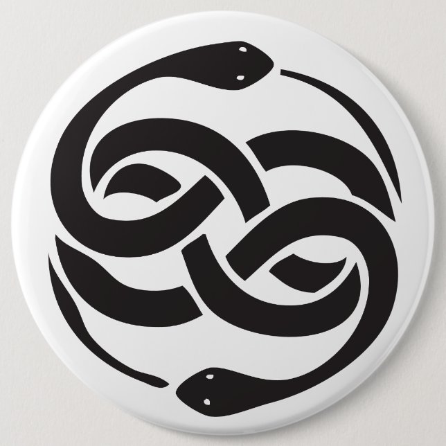 Auryn 6 Cm Round Badge (Front)