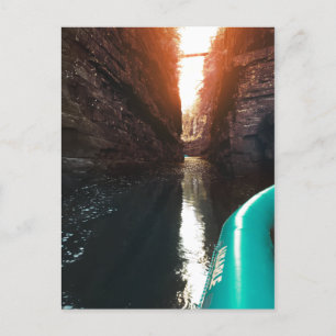 ausable chasm rafting postcard