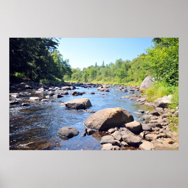 AuSable River in the Adirondacks. print 08 305 (Front)