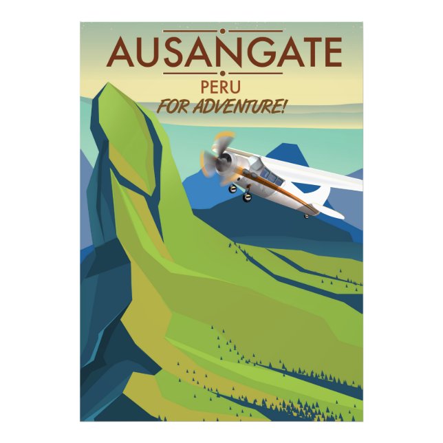 Ausangate Peru.  Into Adventure! Photo Print (Front)