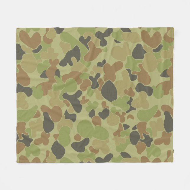 Auscam camouflage fleece blanket (Front (Horizontal))