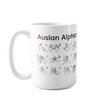AUSLAN ALPHABET Mug