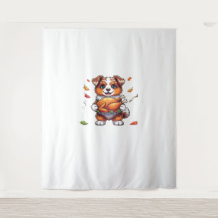 Aussie 178 Thanksgiving Oversized T-Shirt.png Tapestry