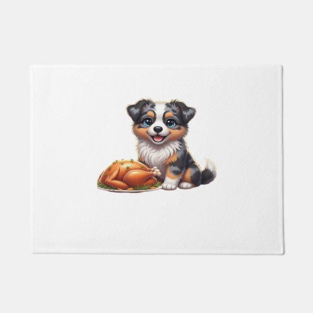 Aussie 180 Thanksgiving Classic T-Shirt.png Doormat (Front)