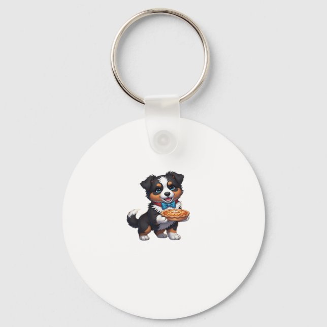 Aussie 183 Thanksgiving Oversized T-Shirt.png Key Ring (Front)