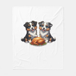 Aussie 184 Thanksgiving Classic T-Shirt.png Fleece Blanket