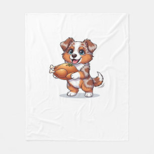 Aussie 187 Thanksgiving Classic T-Shirt.png Fleece Blanket
