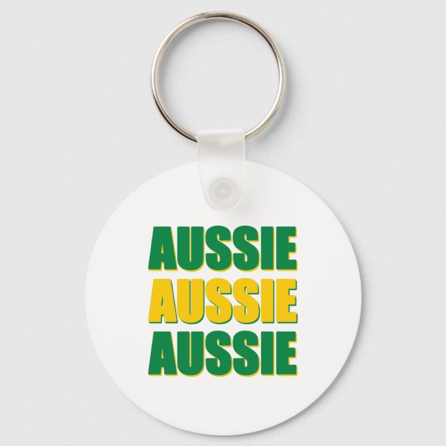 Aussie Aussie Aussie Key Ring (Front)