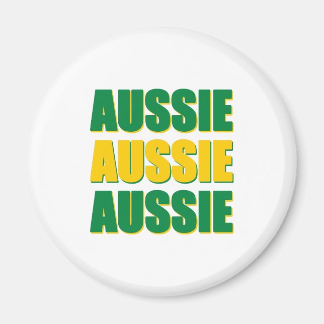 Aussie Aussie Aussie Magnet (Front)