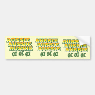 Aussie Aussie Aussie oi oi oi Bumper Sticker