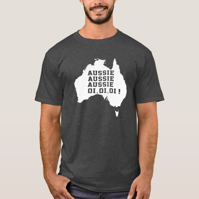 Aussie Aussie Aussie Oi Oi Oi T-Shirt (Front)