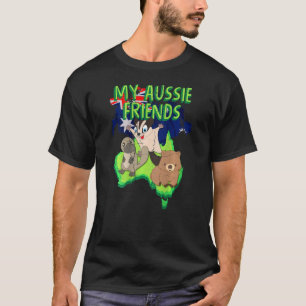 Aussie Australia Wildlife Australia History Friend T-Shirt