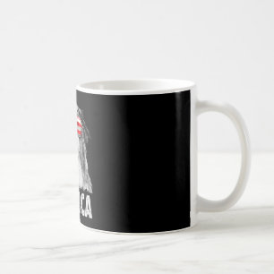 Aussie australian shepherd 4th of july merica coffee mug