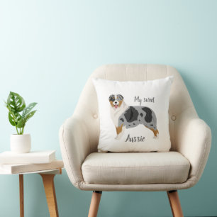 Aussie. Australian Shepherd Cushion