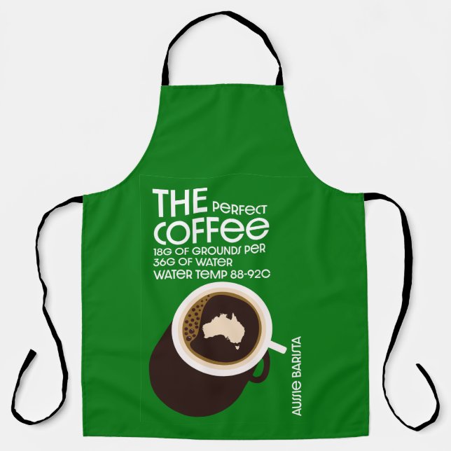 Aussie Baristas  Apron (Front)