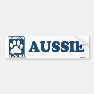 Aussie Blue Bumper Sticker