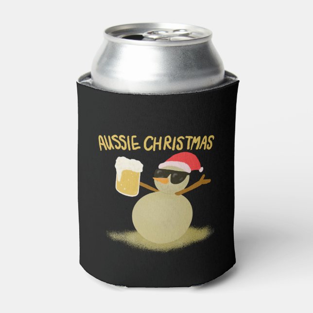 Aussie Christmas Can Cooler (Can Front)