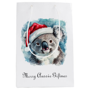 Aussie Christmas Cheer, custom Medium Gift Bag