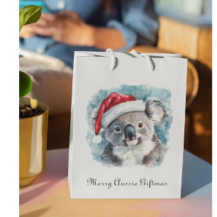 Aussie Christmas Cheer, custom Medium Gift Bag
