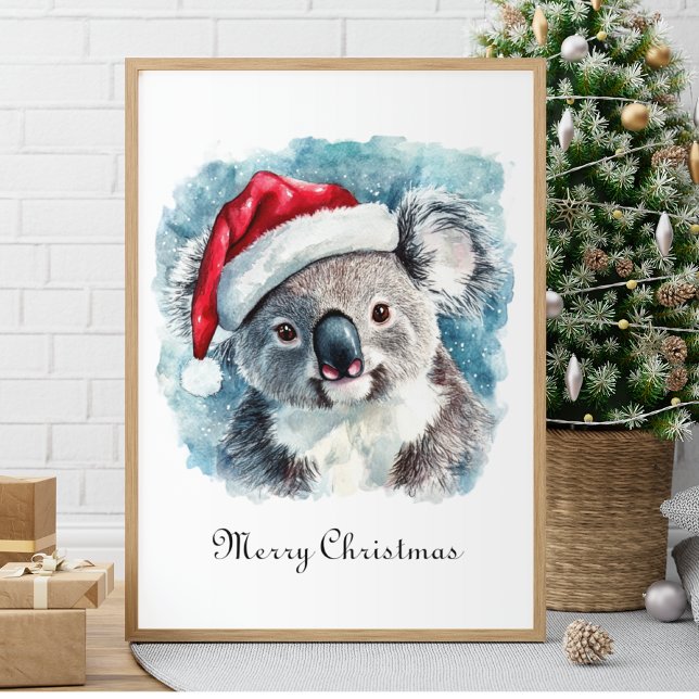 Aussie Christmas Cheer, Koala Bear custom Poster (Creator Uploaded)