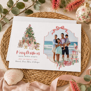 Aussie Christmas Down Under Photo Holiday Card