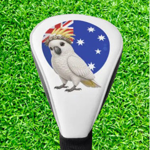 Aussie Cockatoo Golf Head Cover