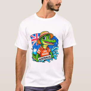 AUSSIE CROCODILE LIFE GUARD T-Shirt