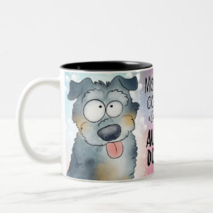 Aussie Doodle Coffee Morning Two-Tone Coffee Mug