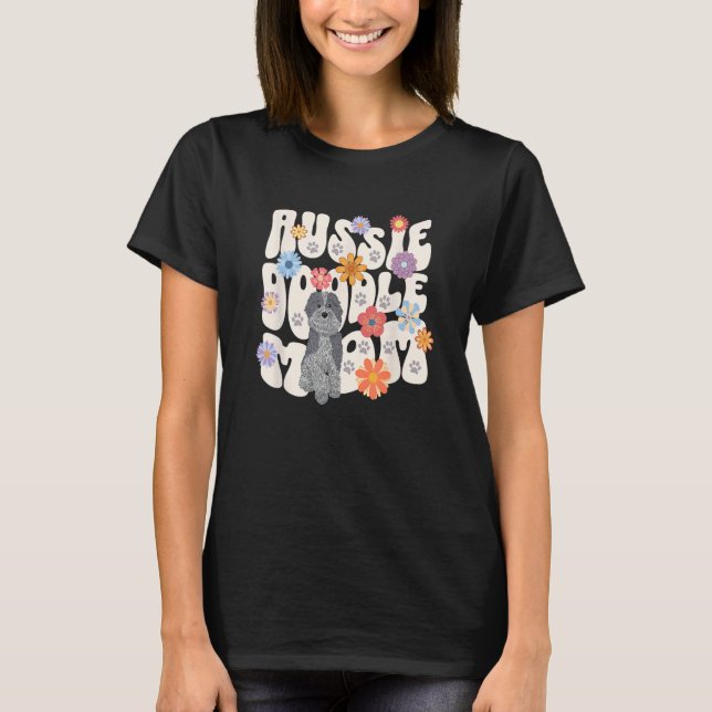 Aussie Doodle Mum Dog Womens T-Shirt (Front)