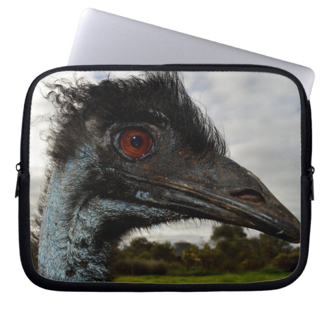 Aussie Emu Attraction, Laptop Sleeve (Front)