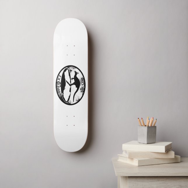 Aussie Explorer in grunge   Skateboard (Wall Art)