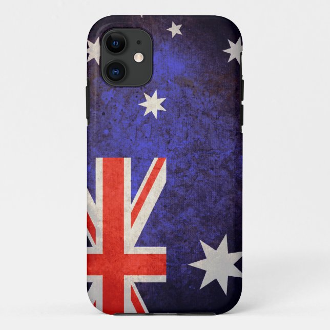 Aussie Flag Case-Mate iPhone Case (Back)