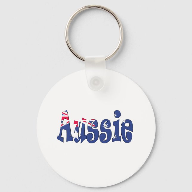 Aussie Flag Key Ring (Front)
