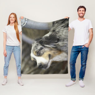 Aussie  fleece blanket