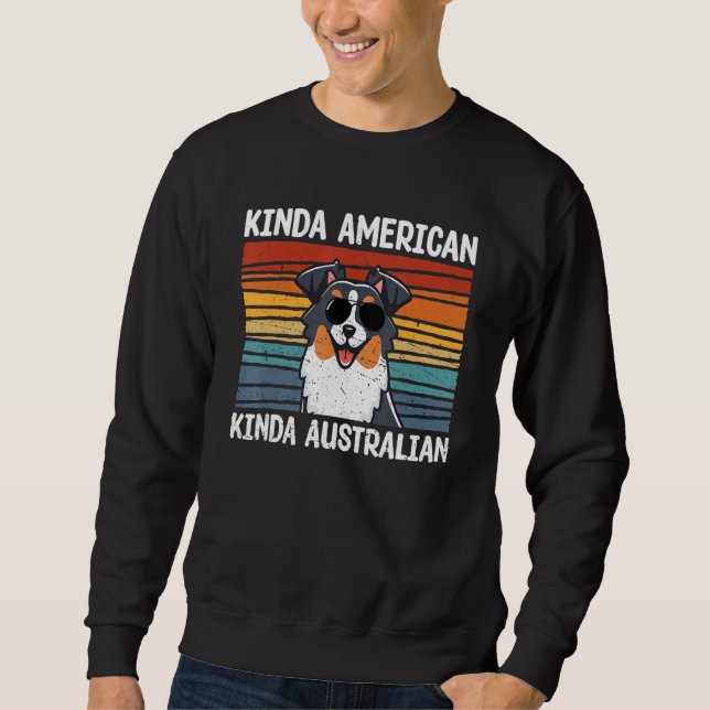 Aussie  Graphic Women Men Kid Australian Shepherd  Sweatshirt (Front)