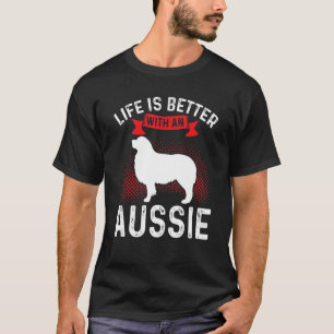 Aussie Graphic Women Men Kid Australian Shepherd T-Shirt