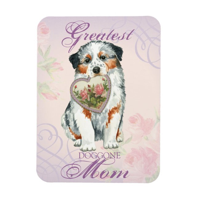 Aussie Heart Mum Magnet (Vertical)