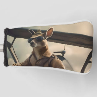 Aussie Kangaroo Aeroplane Pilot, Golf Head Cover