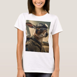 Aussie Kangaroo King Of The Airways, T-Shirt