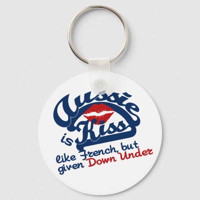 Aussie Kiss keychain (Front)