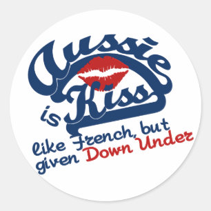 Aussie Kiss stickers